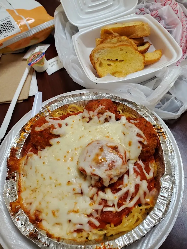 Spaghetti N Meatballs with Extra Cheese